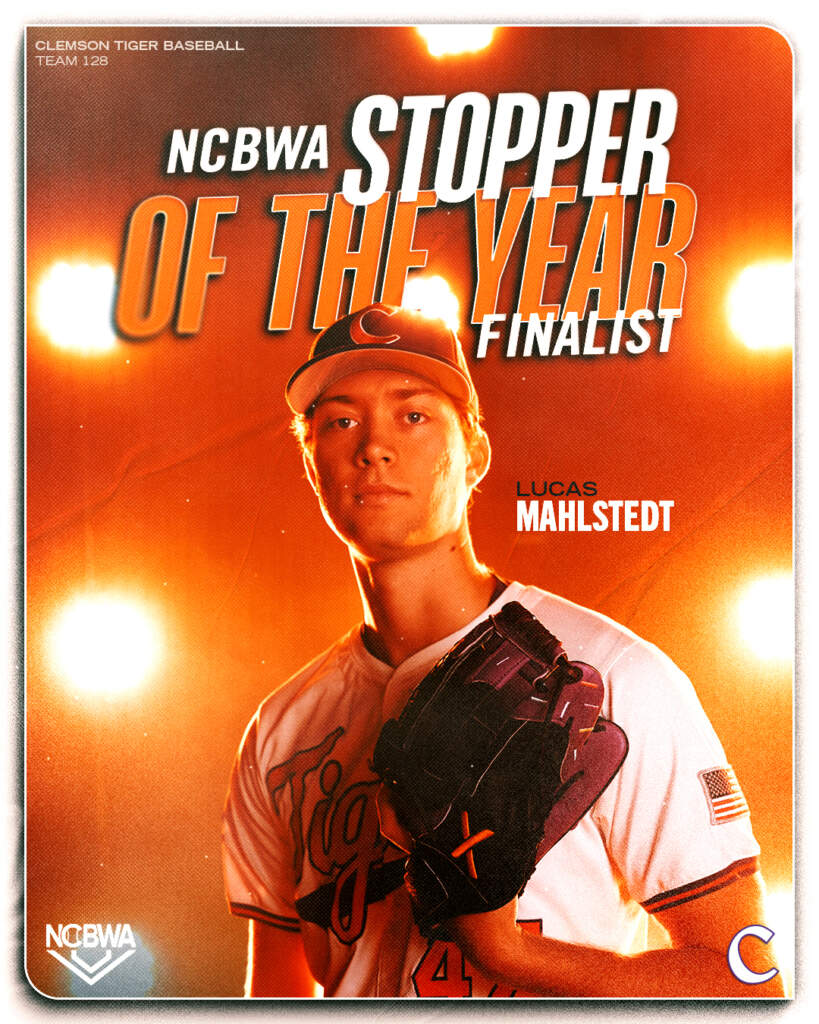Mahlstedt Named NCBWA Stopper-of-the-Year Award Finalist
